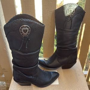 Zodiac Vintage Leather Cowboy Boots